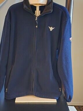 Charles River Apparel Smirnoff Ice, Navy Full-Zip Lightweight Fleece Jacket